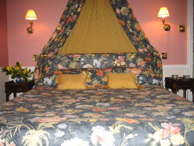 The Rose Bedroom - Draped bed - larger image