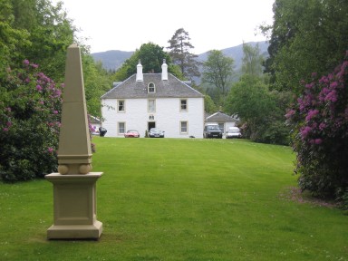 The Main House - View from the front lawn - larger image